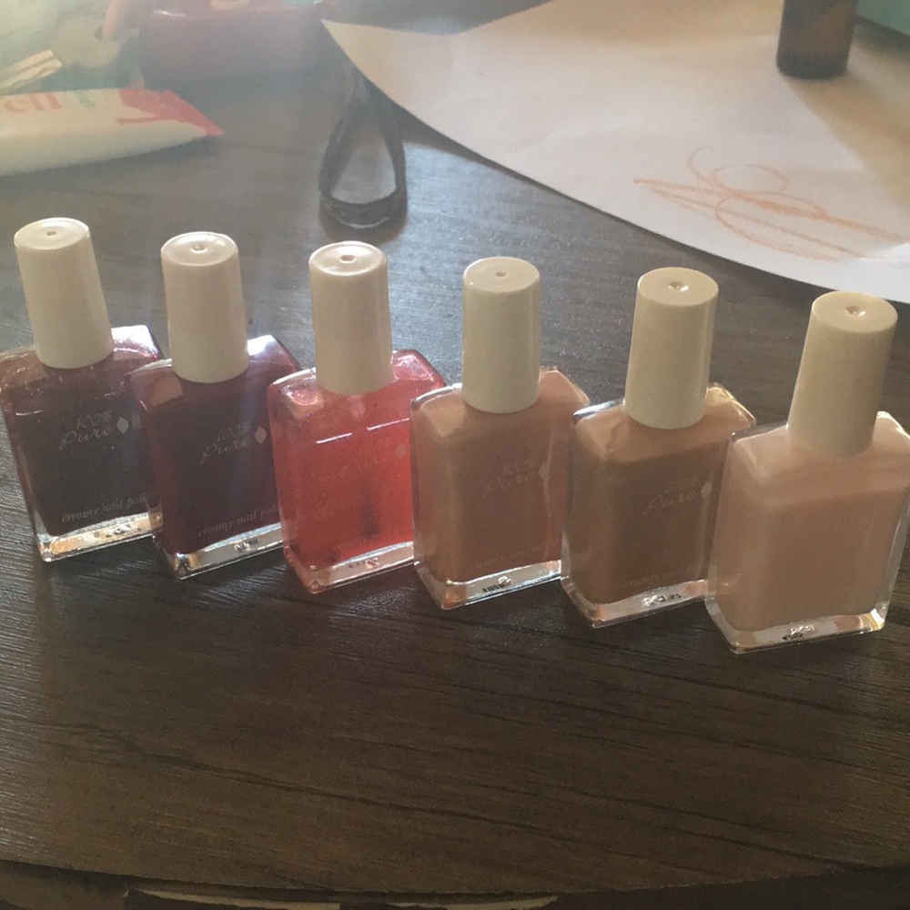 100% Pure Creamy Nail Polish bundle